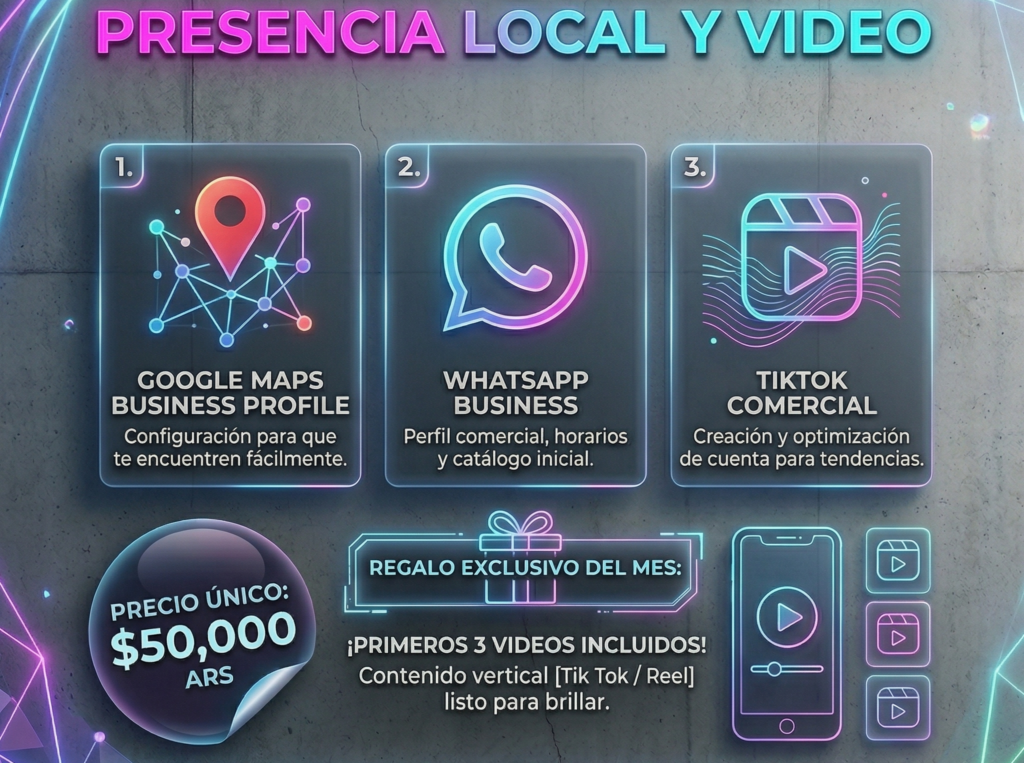 presencia local y video
